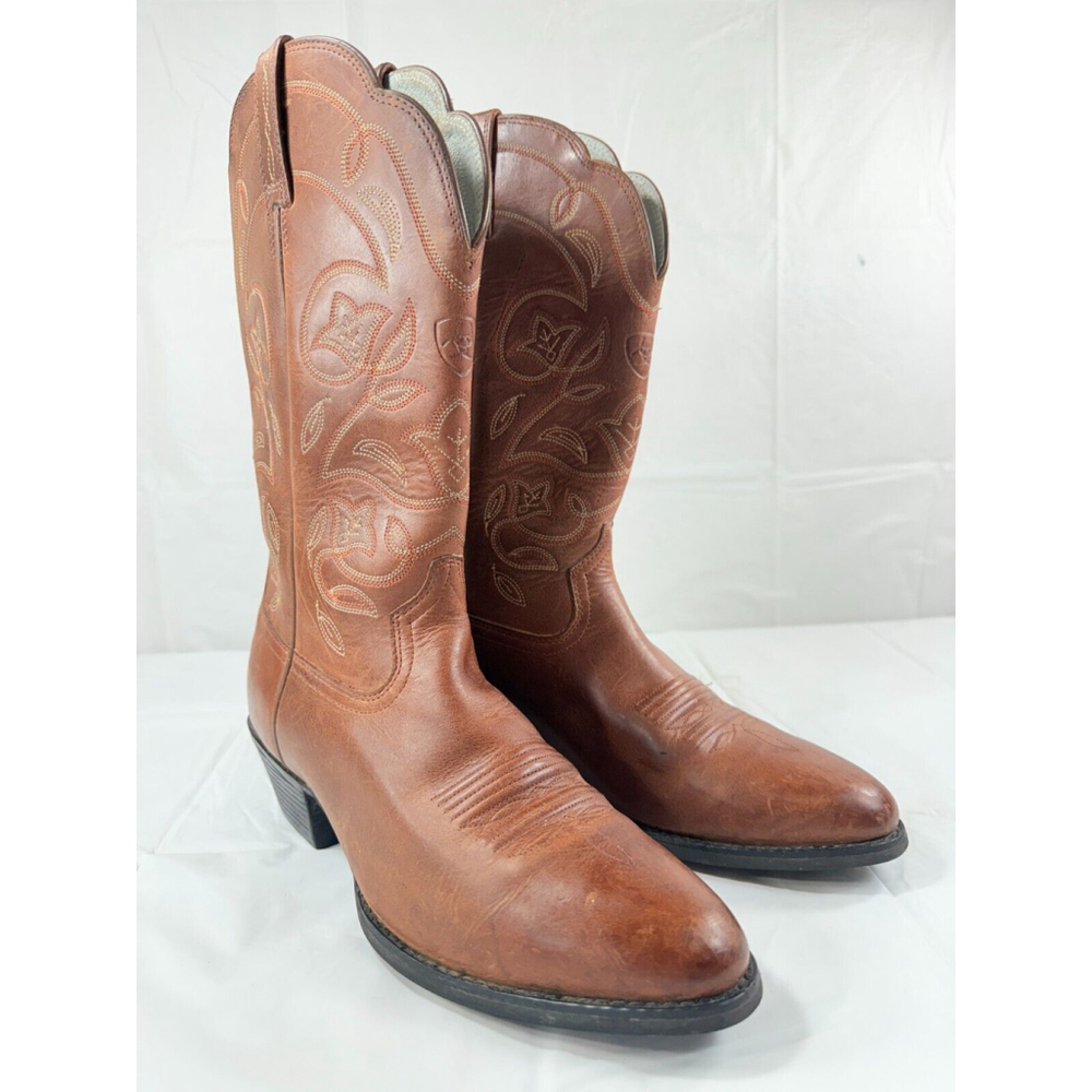 Ariat 10001015 (15702) Heritage Western R Toe 11" Boots Women's Size 7.5 C